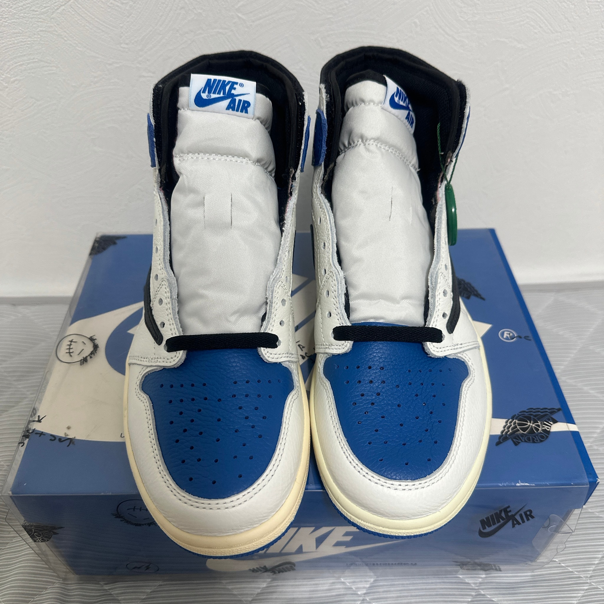 Travis Scott × fragment design × Nike Air Jordan 1 Retro High OG SP "Military Blue"