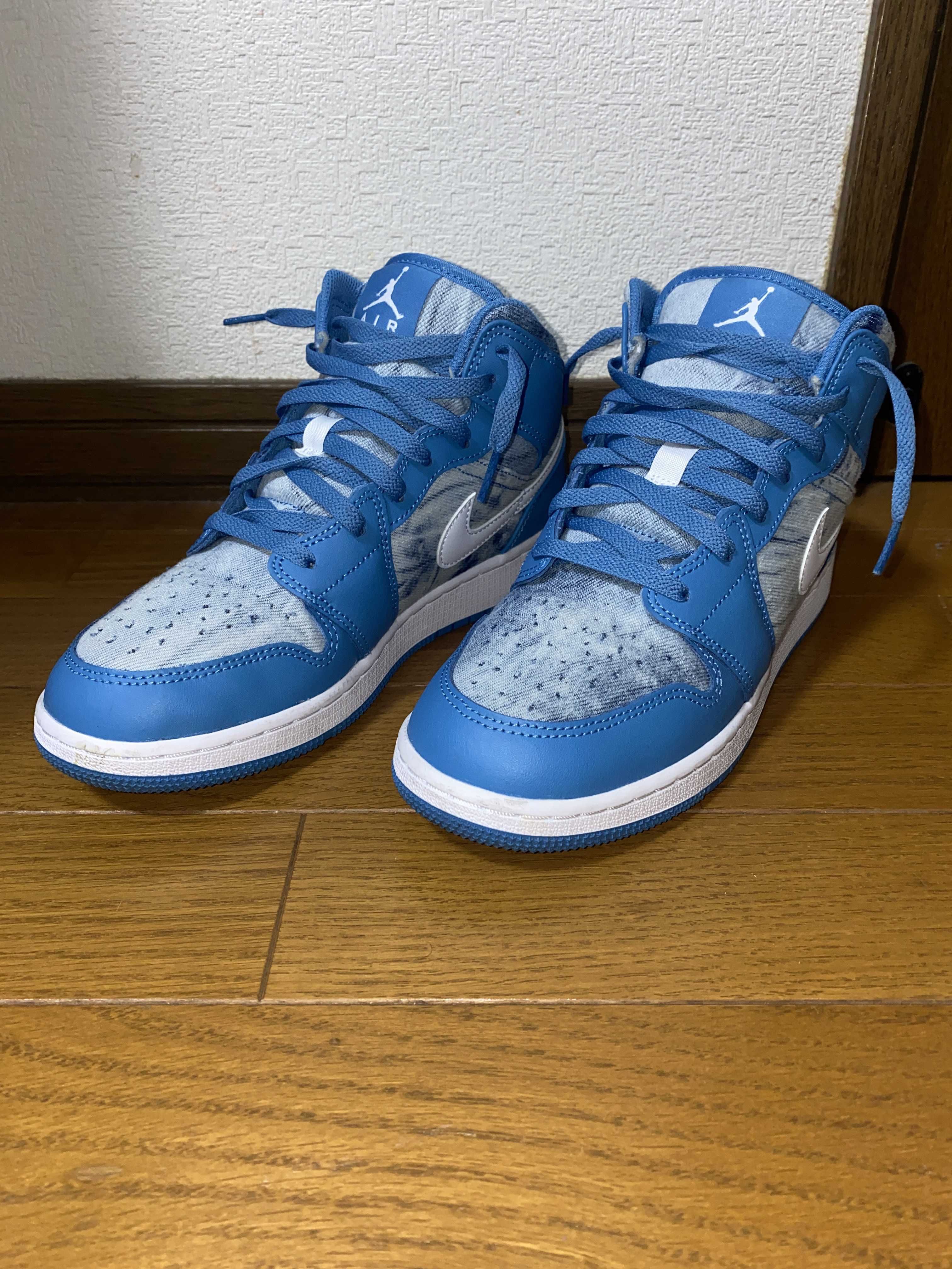 Nike GS Air Jordan 1 Mid ALT "Washed Denim"