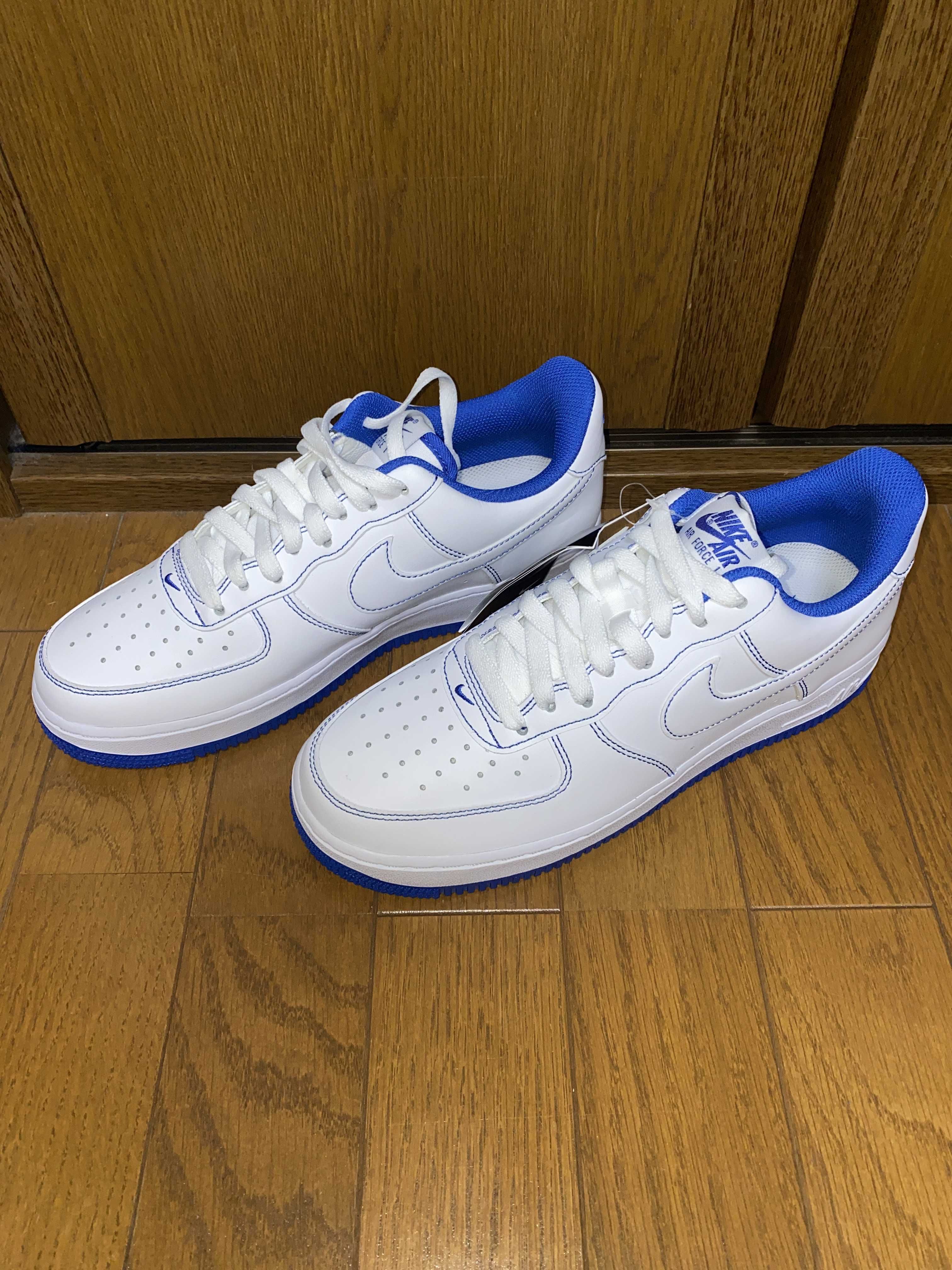 ナイキ エアフォース1 ロー '07 ステッチ \"ゲーム ロイヤル NIKE エアフォース 1 '07 ステッチ ゲームロイヤル 青 24.5cm