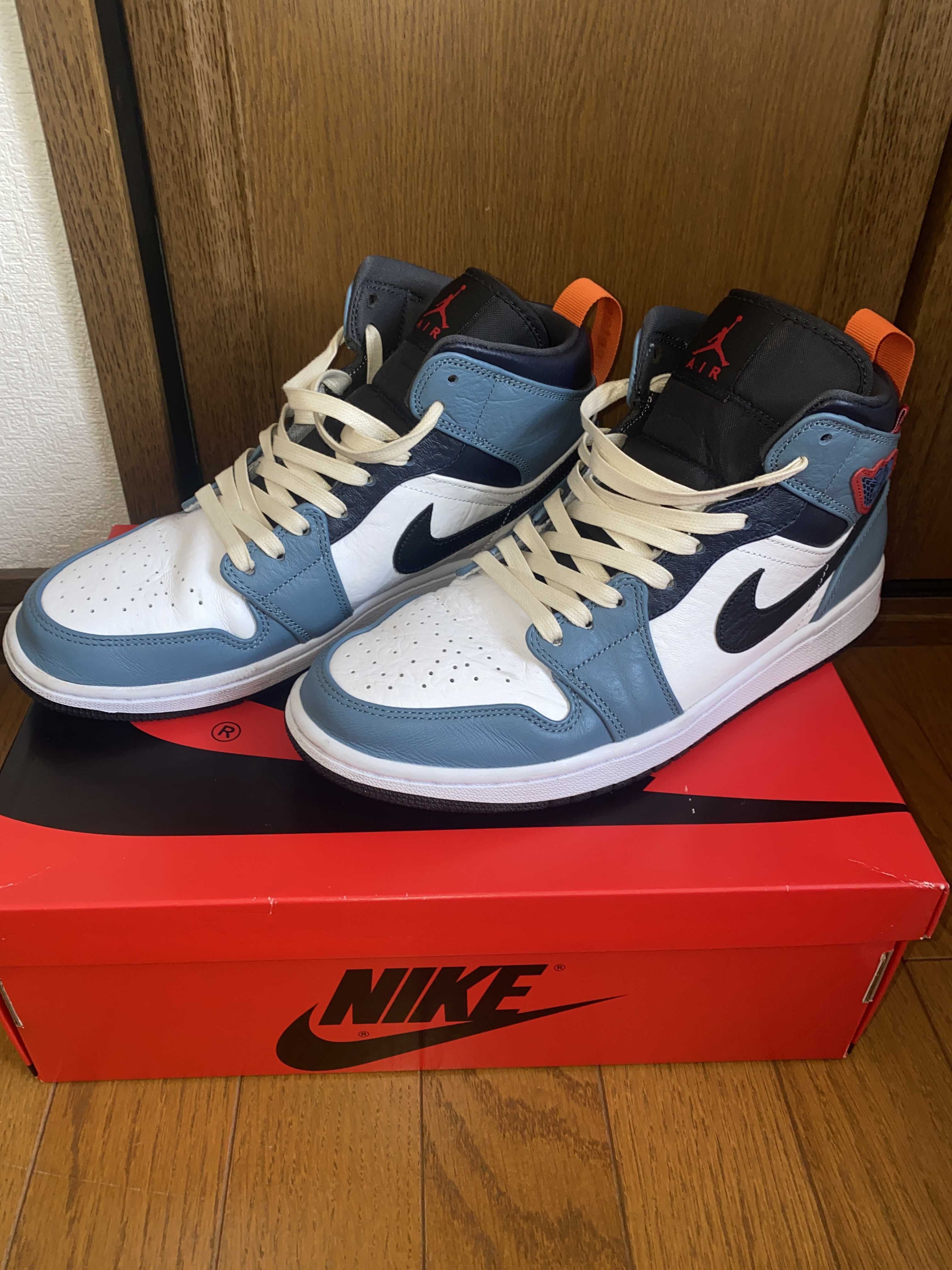 FACETASM × Nike Air Jordan 1 Mid "White/Navy"