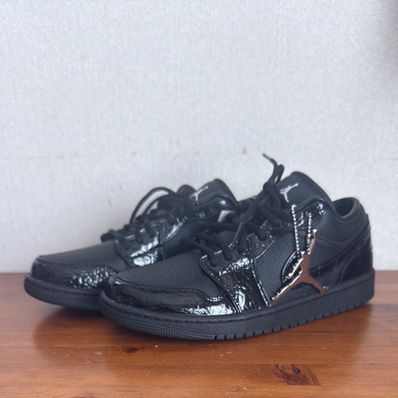 Nike Women's Air Jordan 1 Low SE "Black Croc"