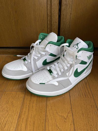 Nike Air Jordan 1 Mid "Green Grey White"