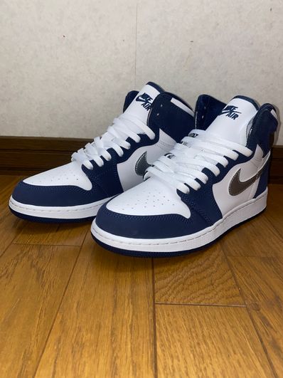 Nike GS Air Jordan 1 High OG CO.JP "Midnight Navy" (2020)(ブリーフケースなし)