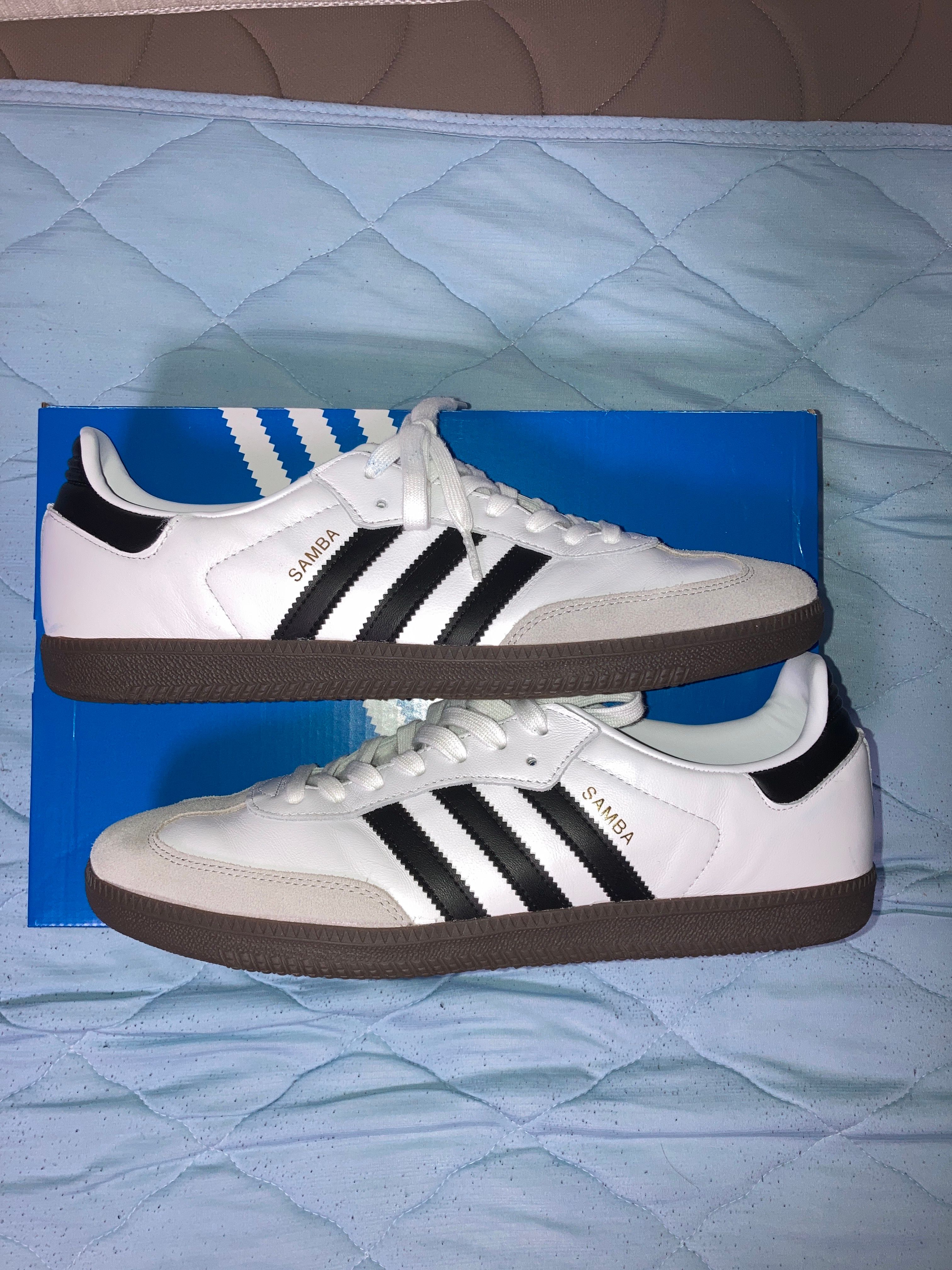 adidas Samba OG "Cloud White/Core Black/Clear Granite"