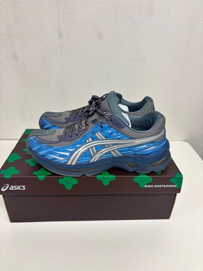 Kiko Kostadinov × Asics Gel-Flammae "Blue/Ironclad"
