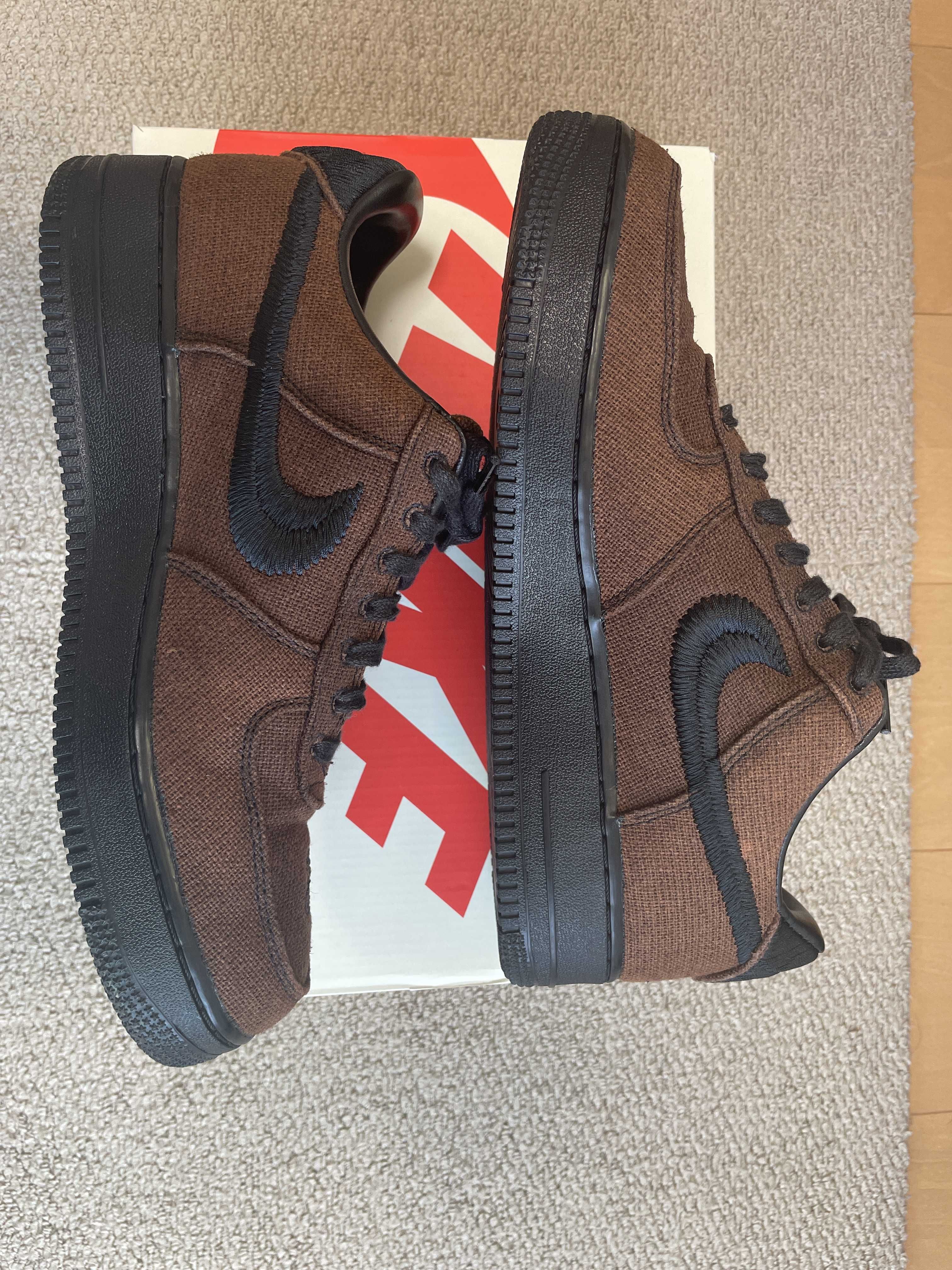 Stussy × Nike Air Force 1 Low "Triple Black"