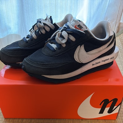 Fragment × sacai × Nike LD Waffle "Blackended Blue"