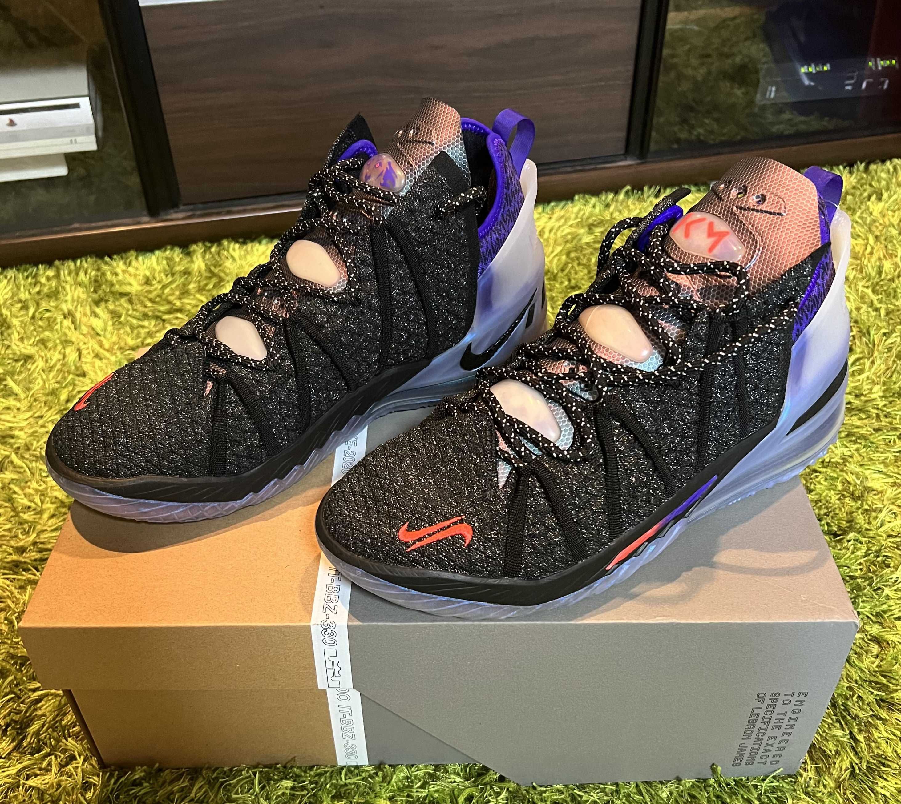 KYLIAN MBAPPE × NIKE LEBRON 18 "BLACK/PURPLE"