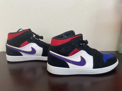 NIKE AIR JORDAN 1 MID "LAKERS TOP 3"