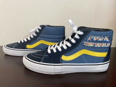 Supreme × Vans Fuck The World "Navy"