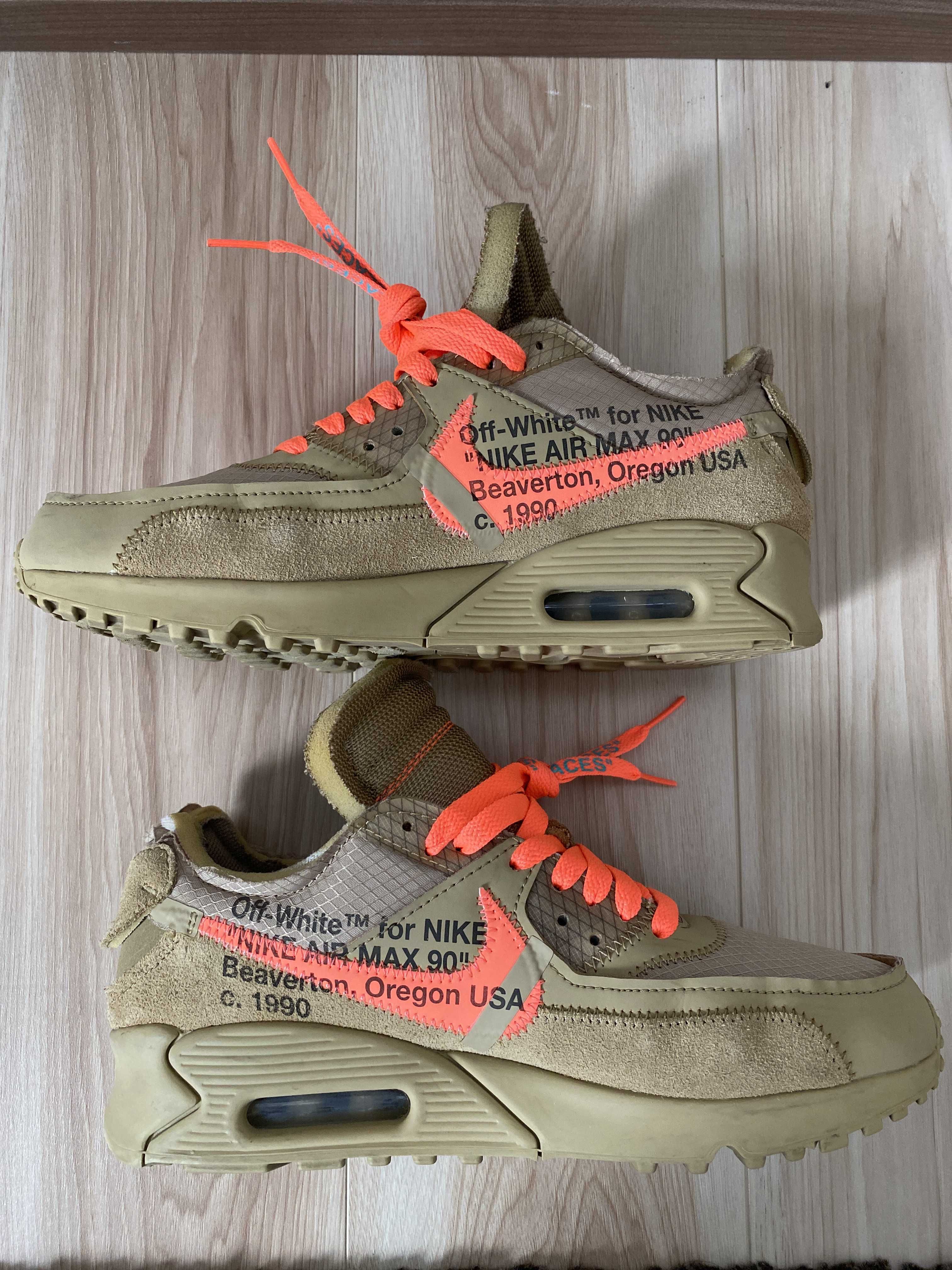 Off-White × Nike Air Max 90 "Desert Ore"