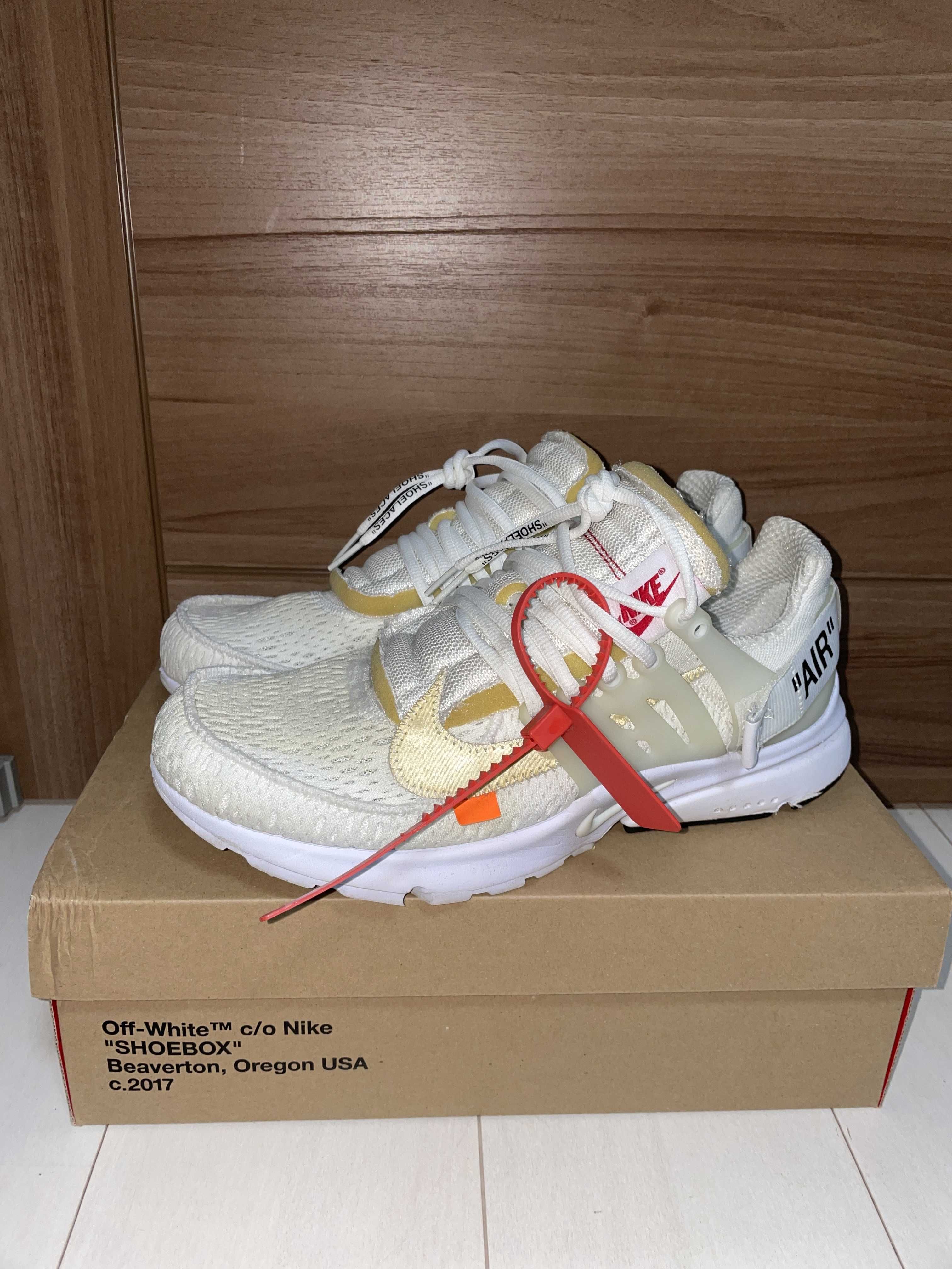 Off-White × Nike Air Presto "White/Black/Cone"