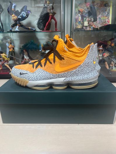 atmos × Nike LeBron 16 Low "Safari" (CD9471-800/CI3358-800)