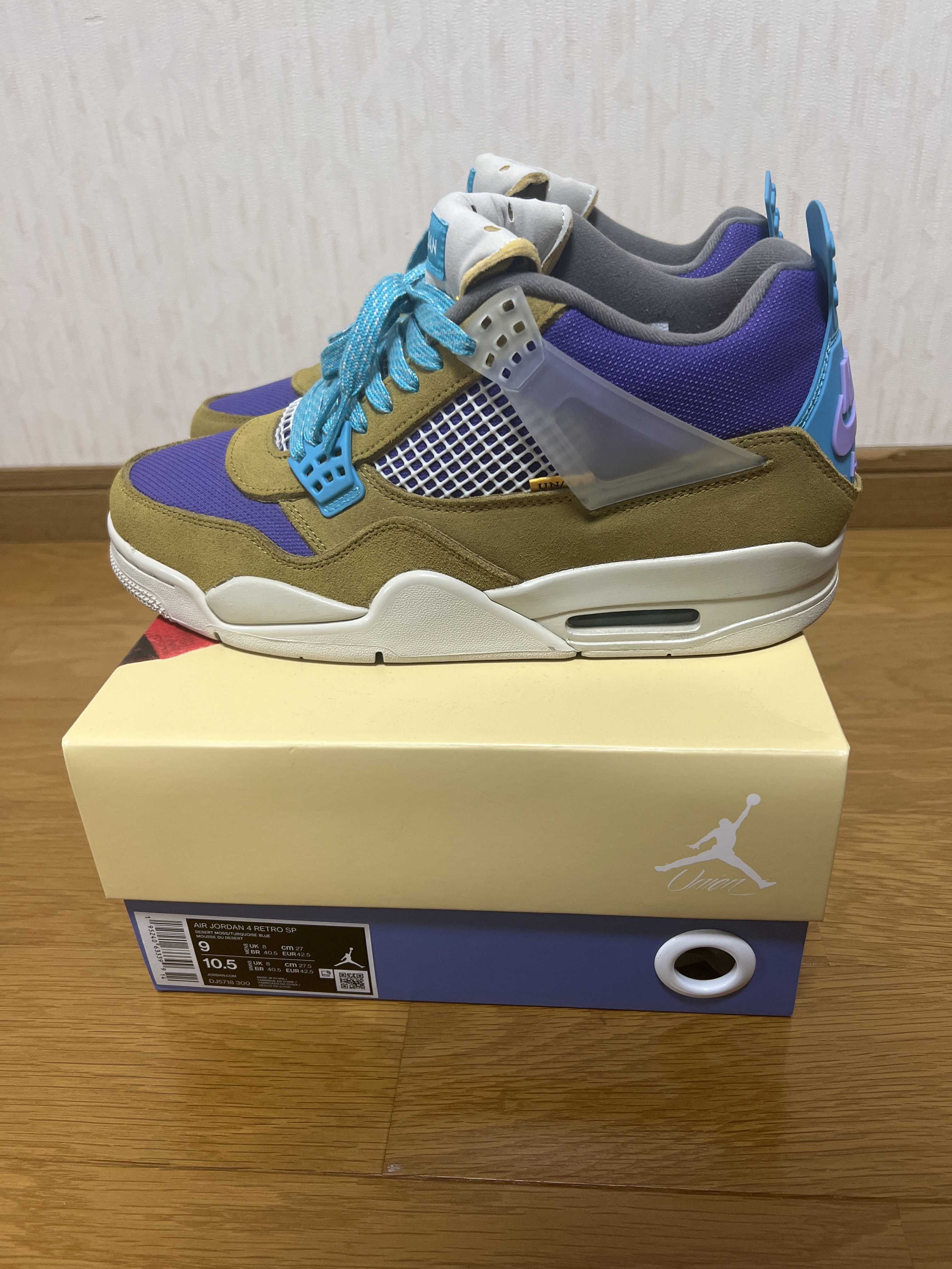 Union × Nike Air Jordan 4 SP "Desert Moss"
