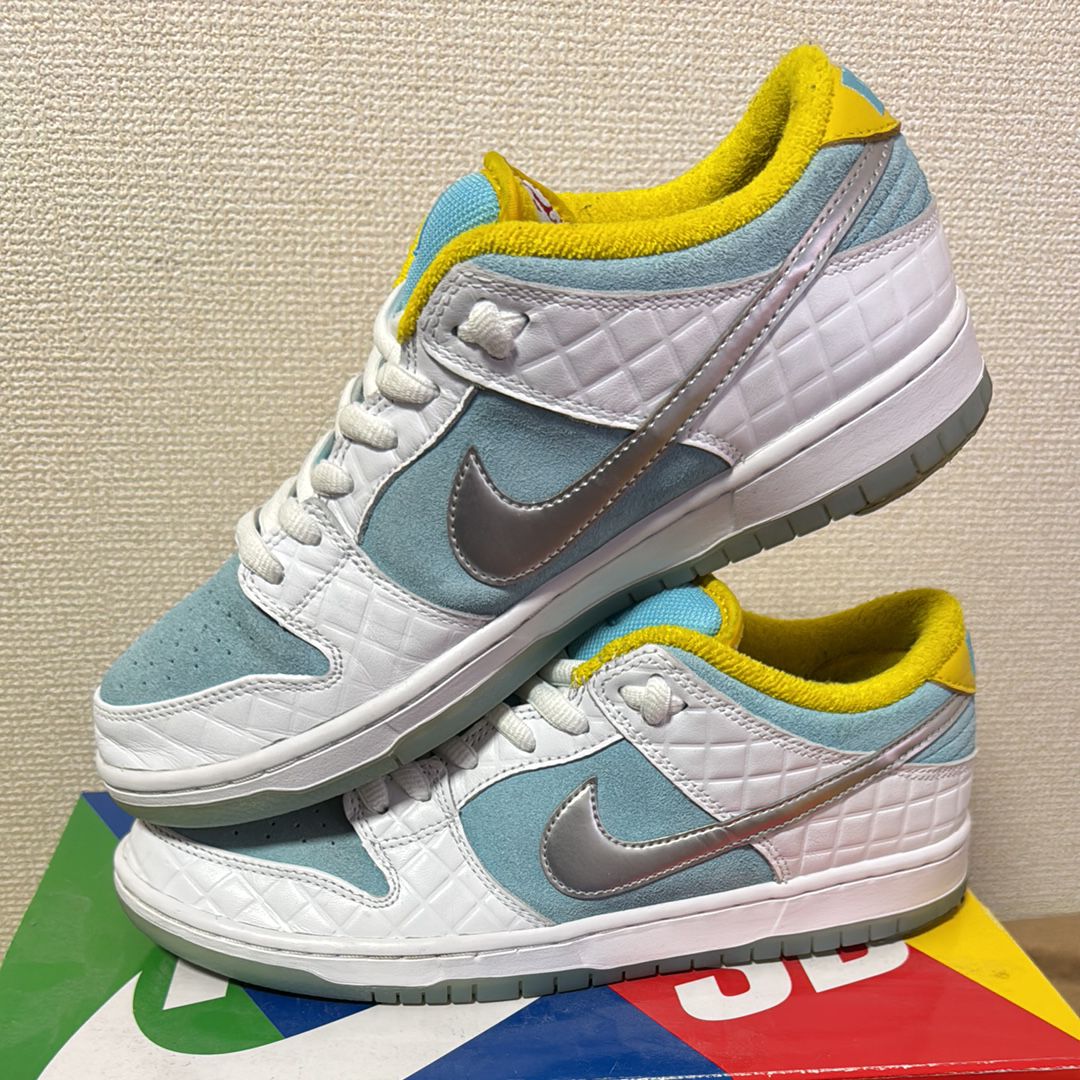 FTC × Nike SB Dunk Low "White/Blue"