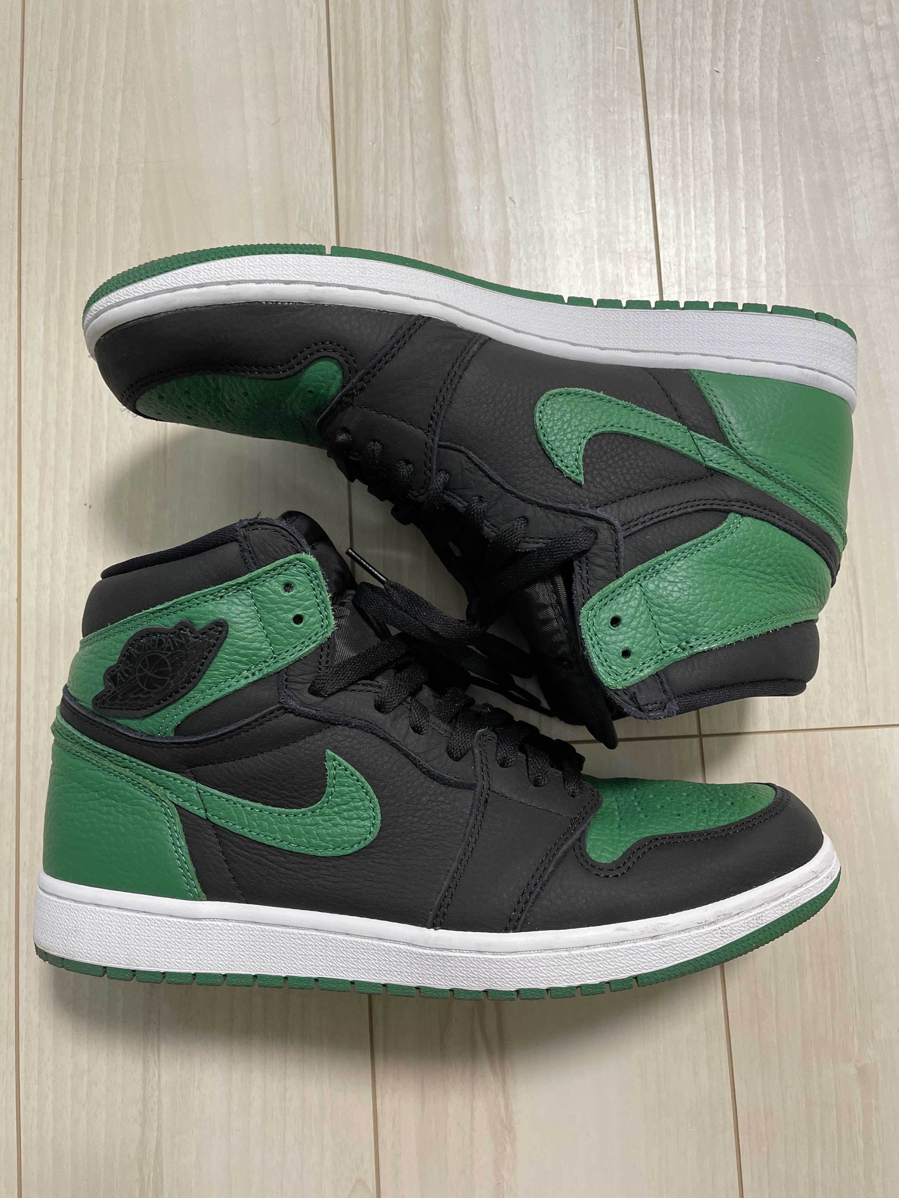 Nike Air Jordan 1 Retro High OG "Black/Pine Green" (2020)      