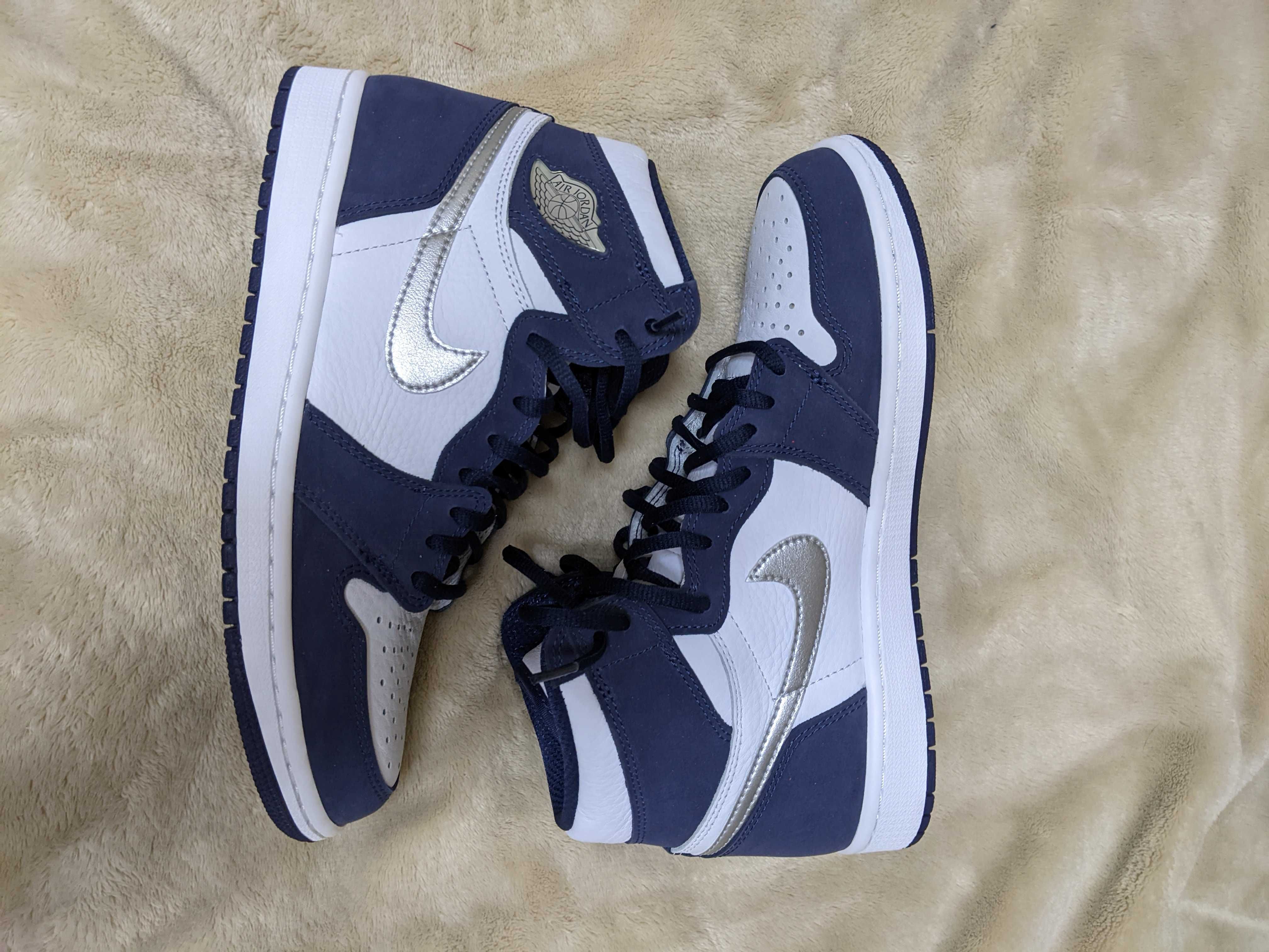 Nike Air Jordan 1 High OG CO.JP "White/Midnight Navy" (2020)(ブリーフケースなし)