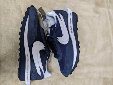 Fragment × sacai × Nike LD Waffle "Blackended Blue"