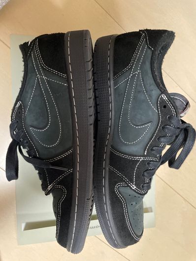 Travis Scott × Nike Air Jordan 1 Low OG SP "Black Phantom"
