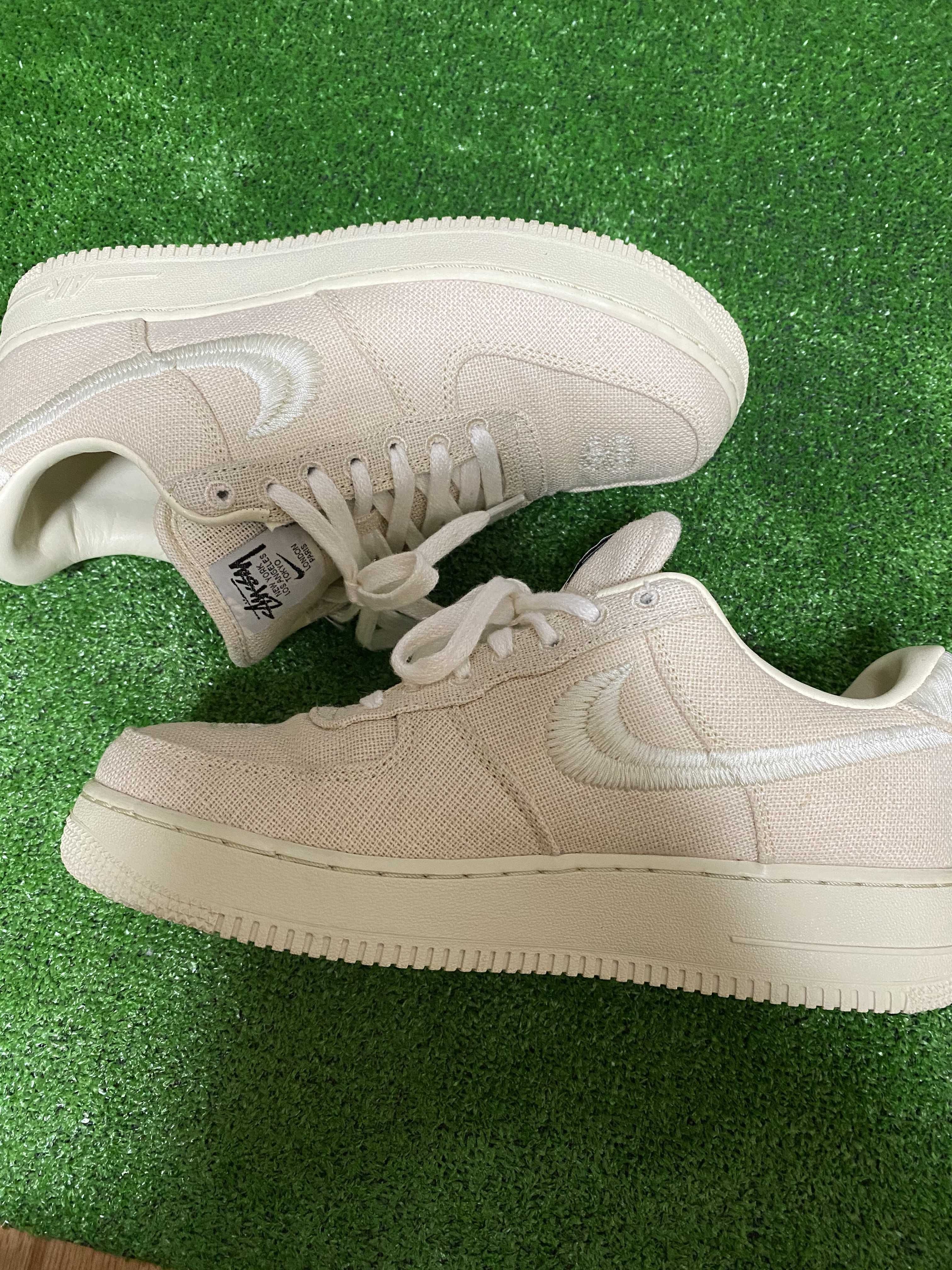 Stussy × Nike Air Force 1 Low "Fossil Stone"