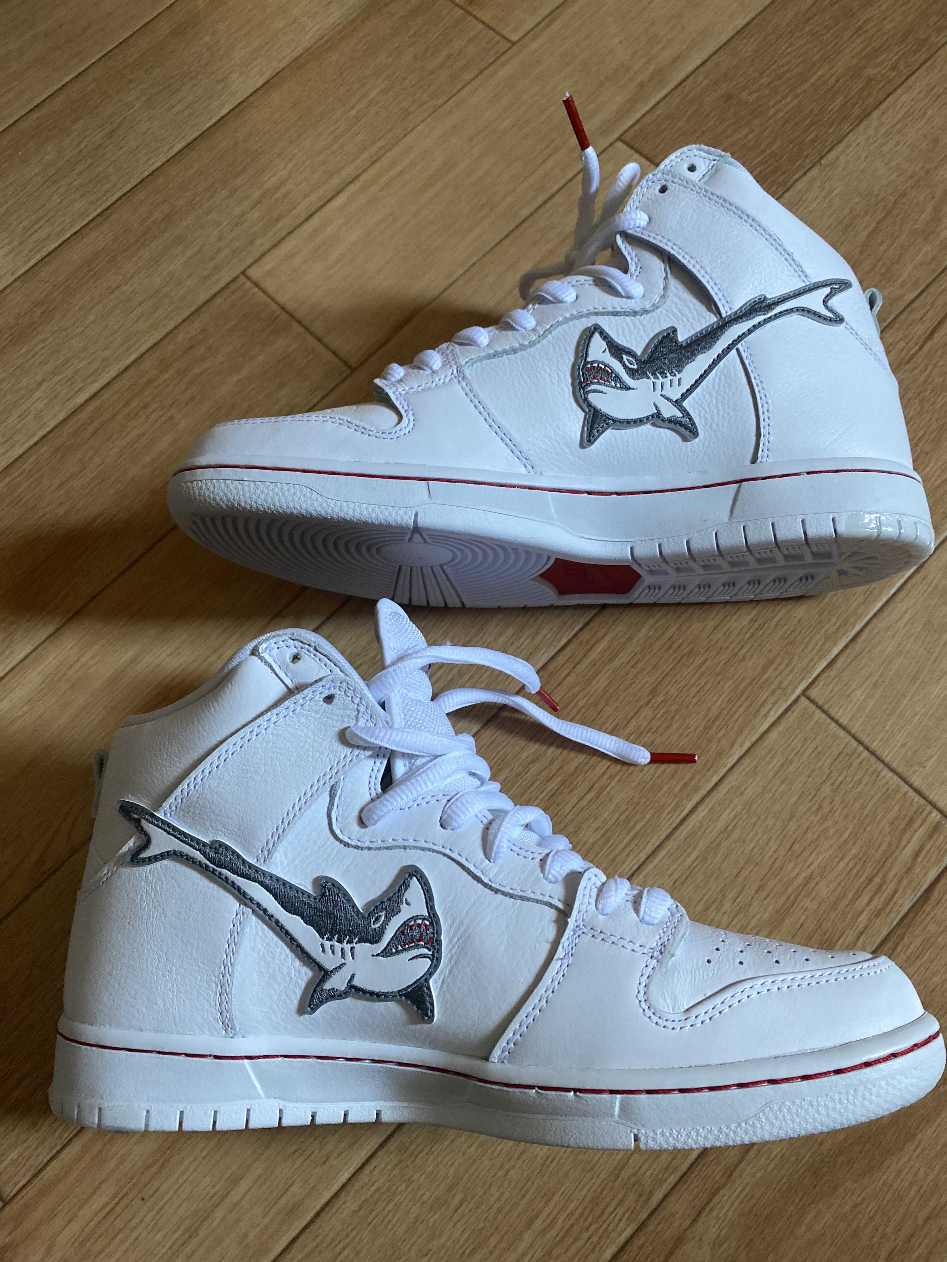 Oski x Nike SB Dunk High "Great White Shark"