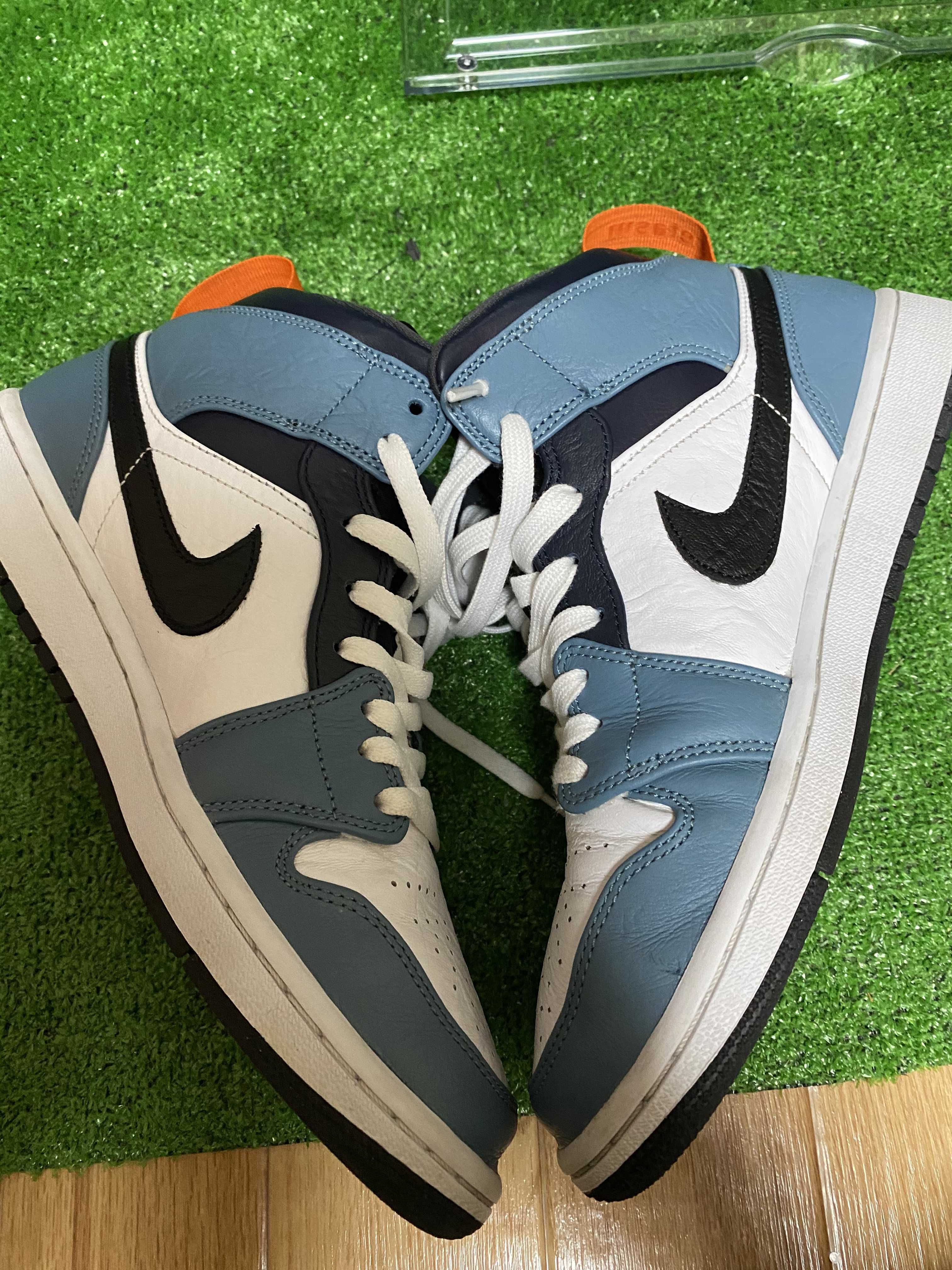 FACETASM × Nike Air Jordan 1 Mid "White/Navy"