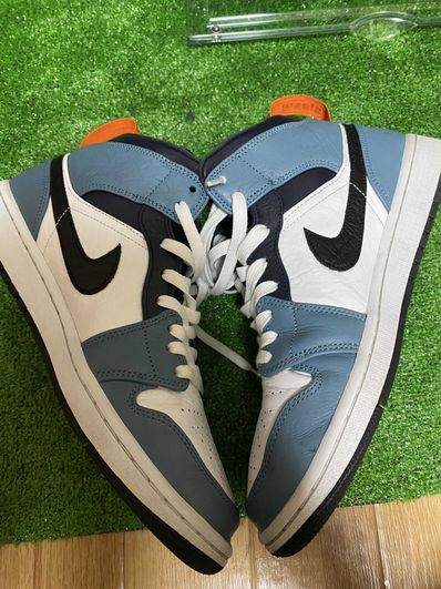 FACETASM × Nike Air Jordan 1 Mid "White/Navy"