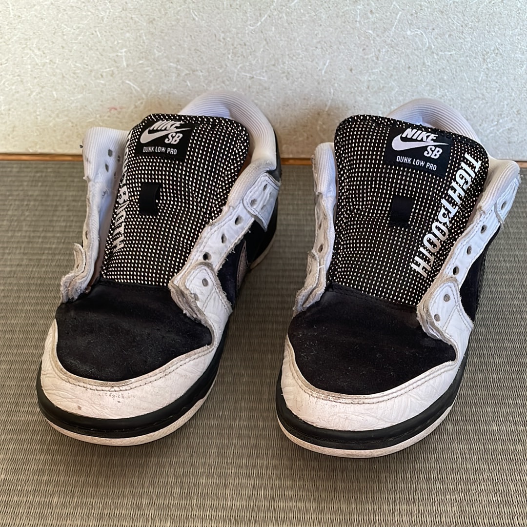 TIGHTBOOTH × Nike SB Dunk Low Pro QS "Black and White"