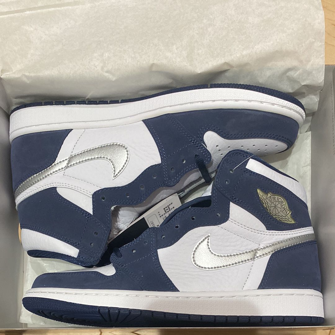 Nike Air Jordan 1 High OG CO.JP "White/Midnight Navy" (2020)(ブリーフケースなし)