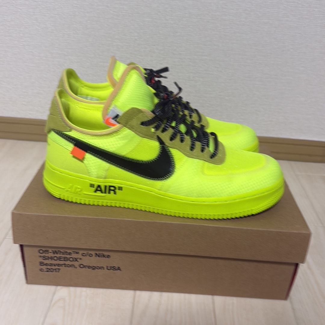 Off-White × Nike Air Force 1 Low "Volt"