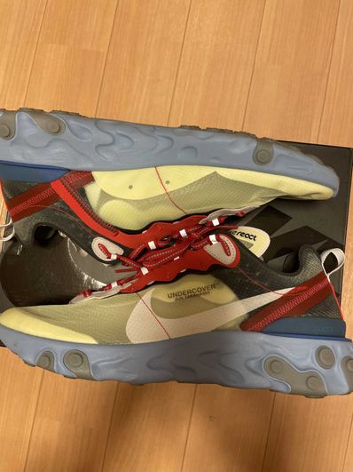 UNDERCOVER × Nike React Element 87 "Yellow/Red"