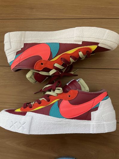 KAWS × sacai × Nike Blazer Low "Team Red"