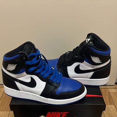 Nike GS Air Jordan 1 High "Royal Toe" (2020)