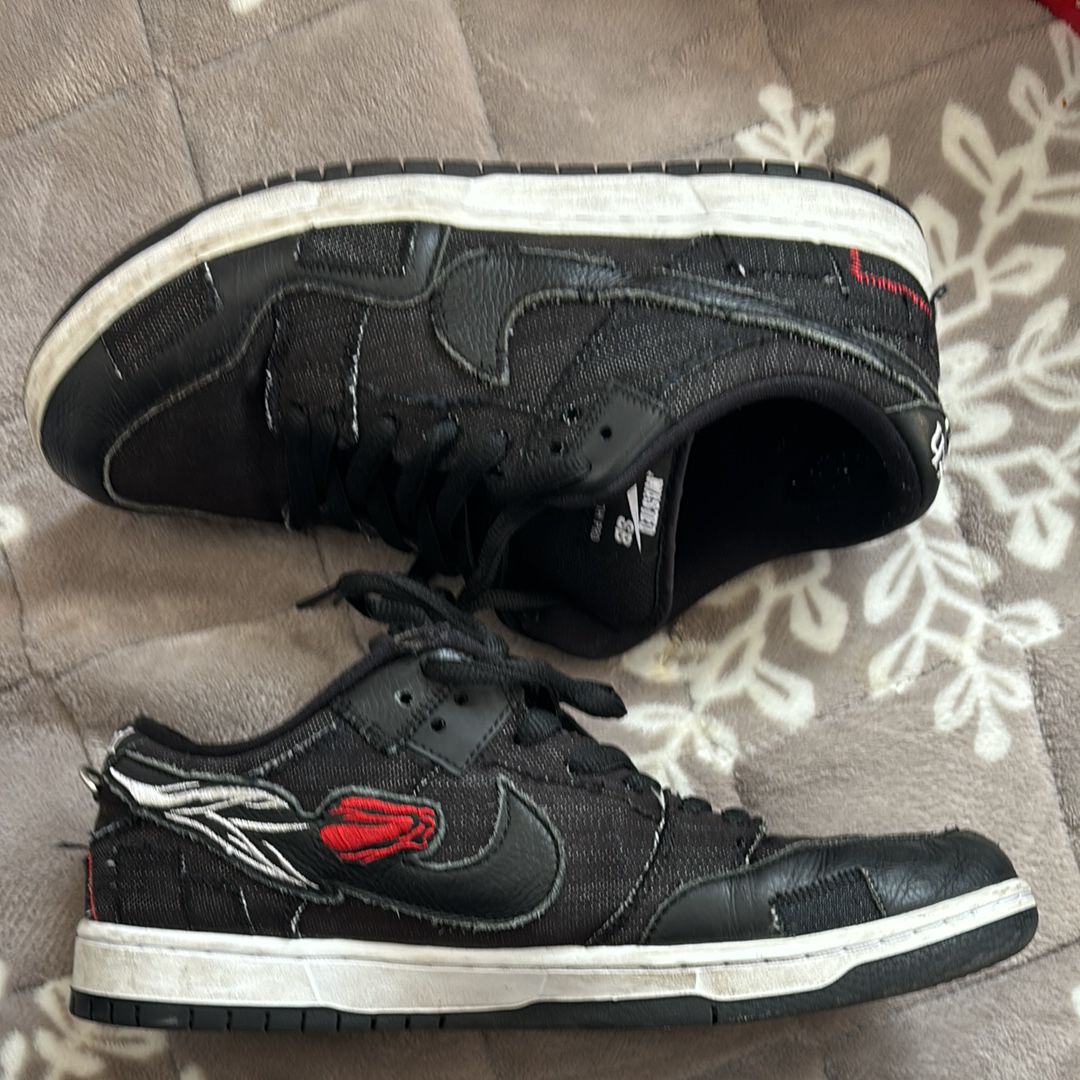 Wasted Youth × Nike SB Dunk Low "Black Denim" / VERDY