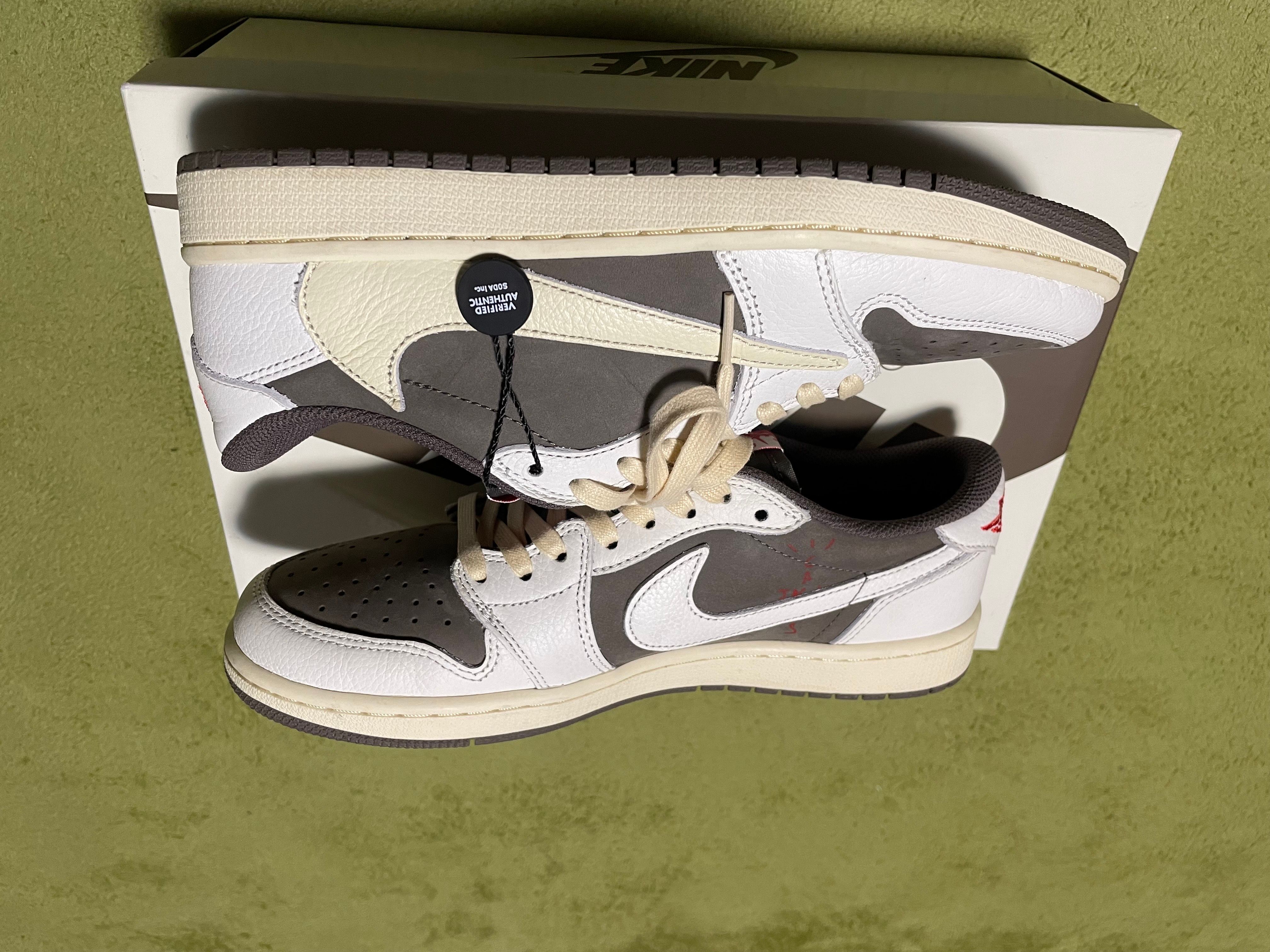Travis Scott × Nike Air Jordan 1 Low OG SP "Reverse Mocha/Sail and Ridgerock"