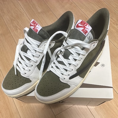 Travis Scott × Nike Air Jordan 1 Low OG SP "Reverse Olive"