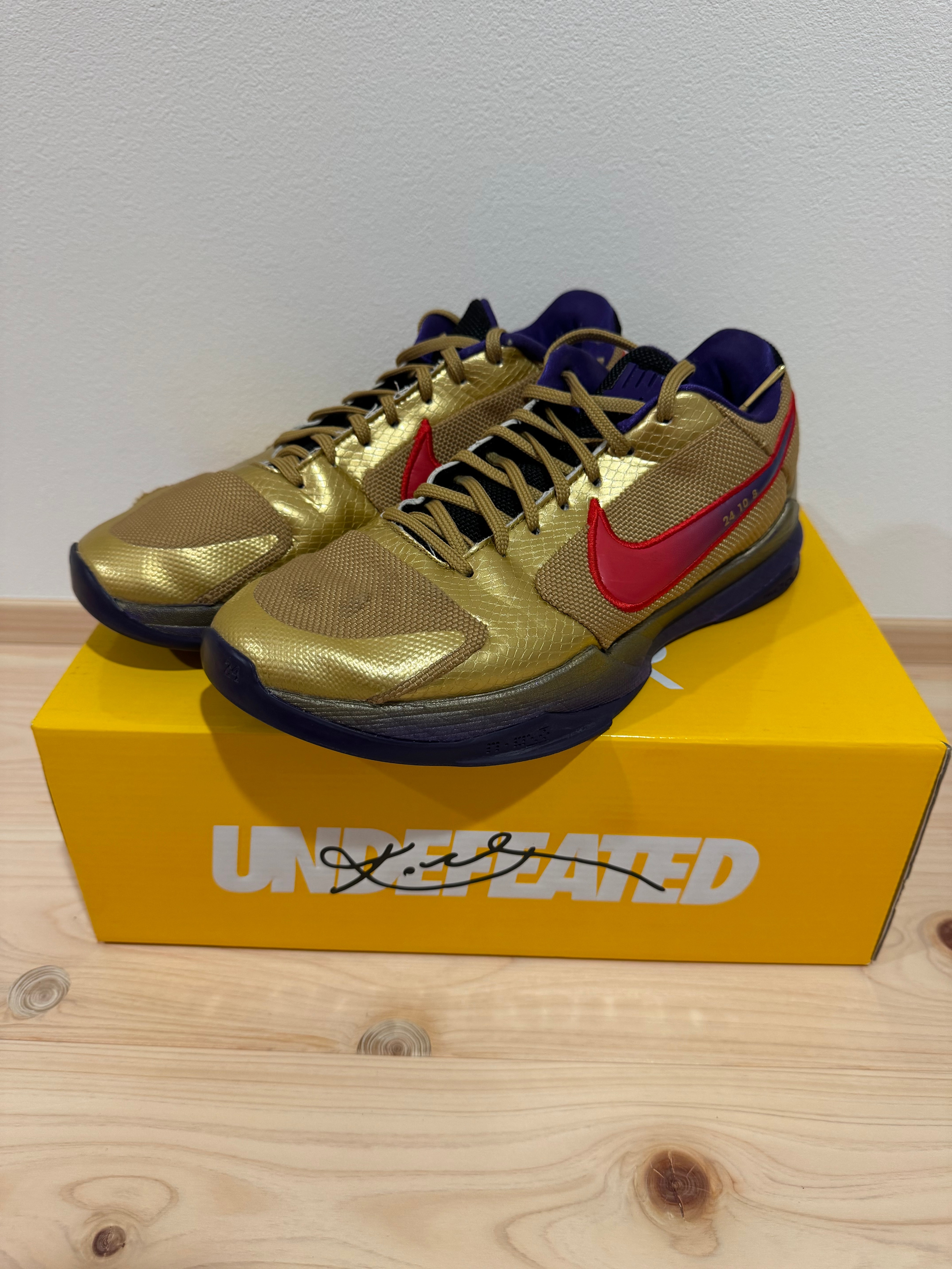 UNDEFEATED × Nike Kobe 5 Protro "Hall Of Fame"