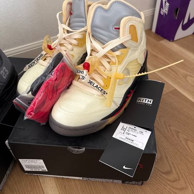 Off-White × Nike Air Jordan 5 "Sail"