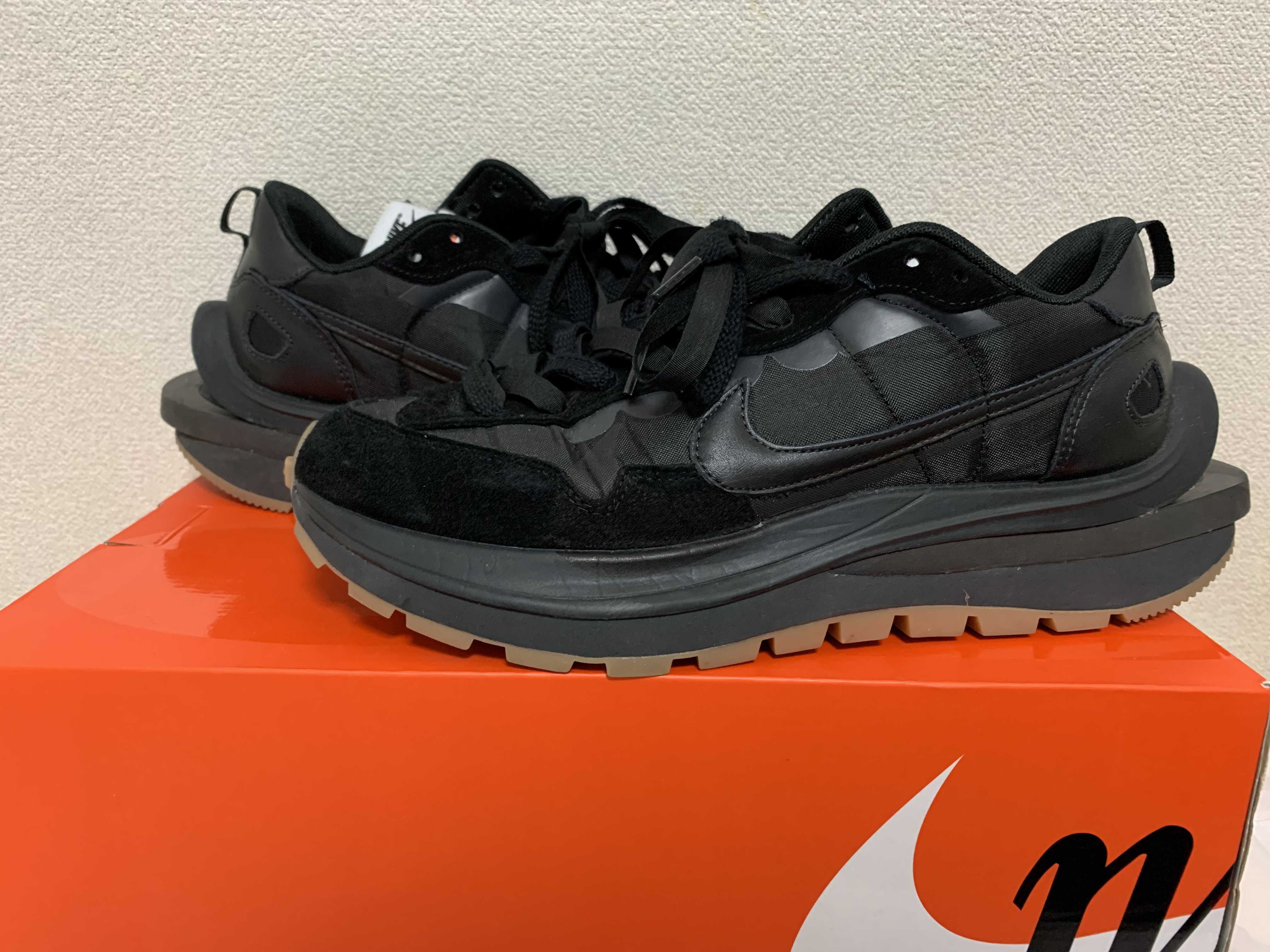 sacai × Nike VaporWaffle "Black Gum"