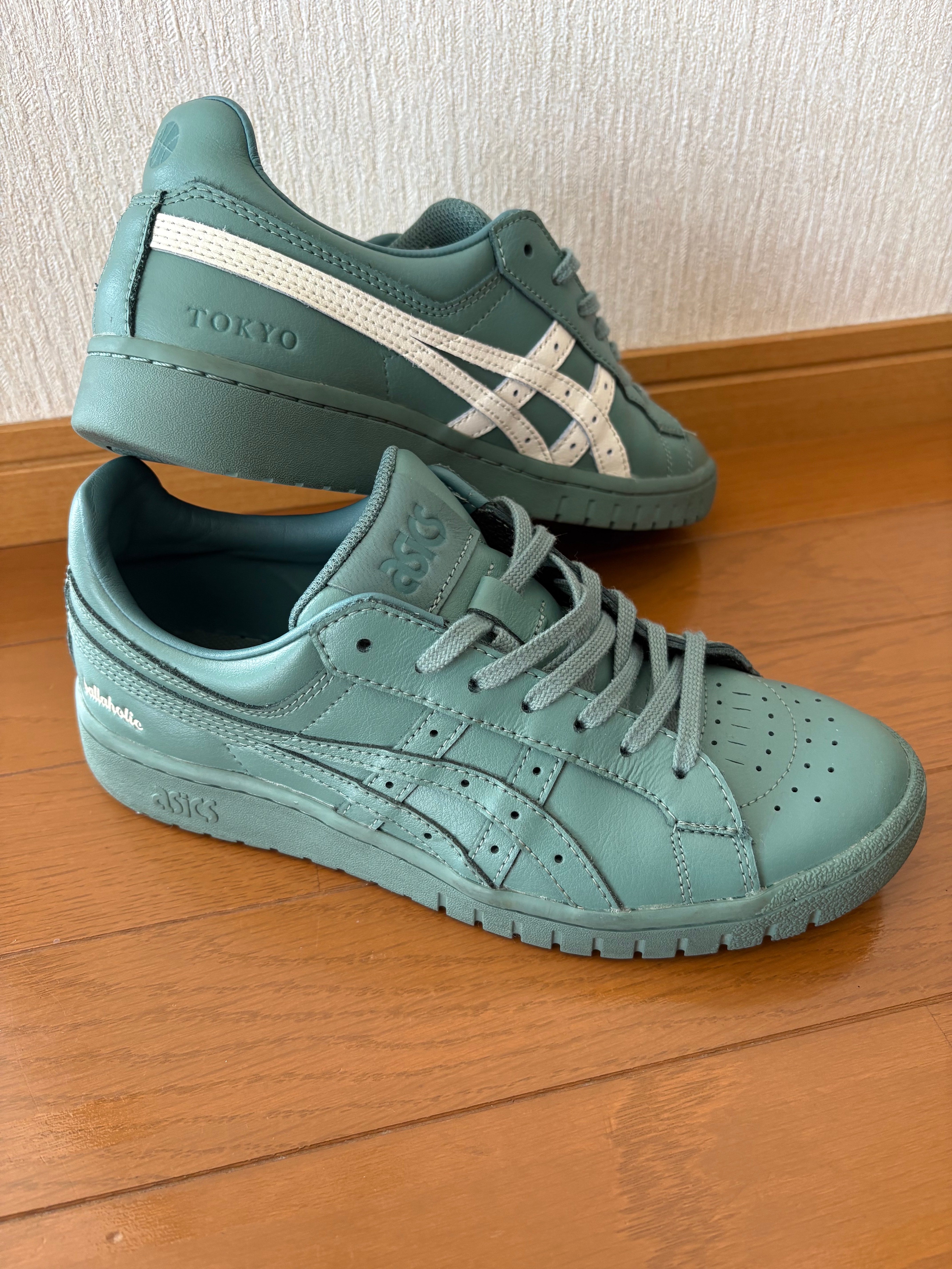 Ballaholic × Asics Gel-PTG "Moss Green"