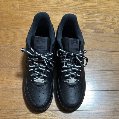 Supreme × Nike Air Force 1 Low "Black"