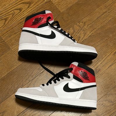 Nike Air Jordan 1 High OG "White/Black/Light Smoke Grey"