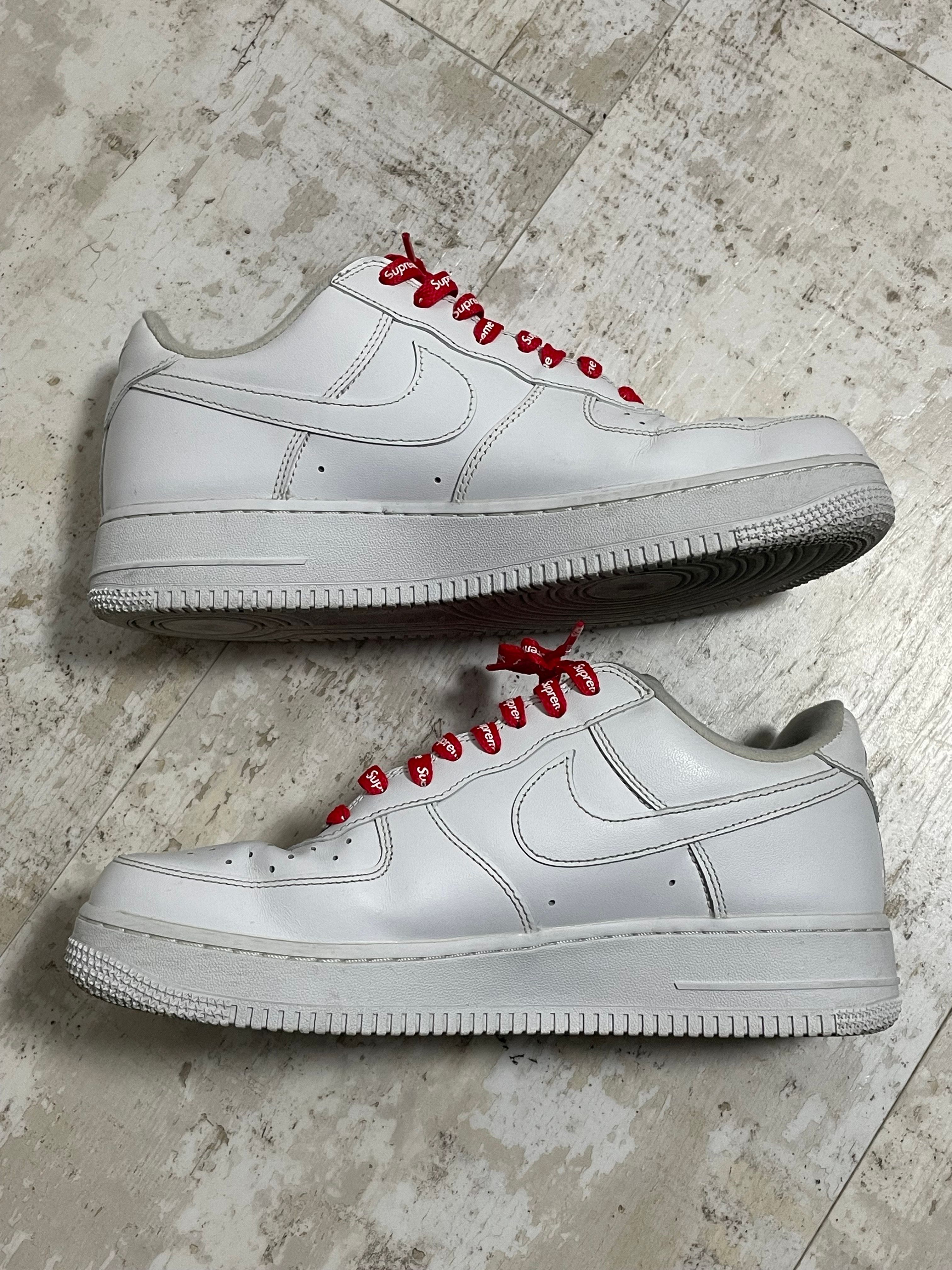 Supreme × Nike Air Force 1 Low "White"