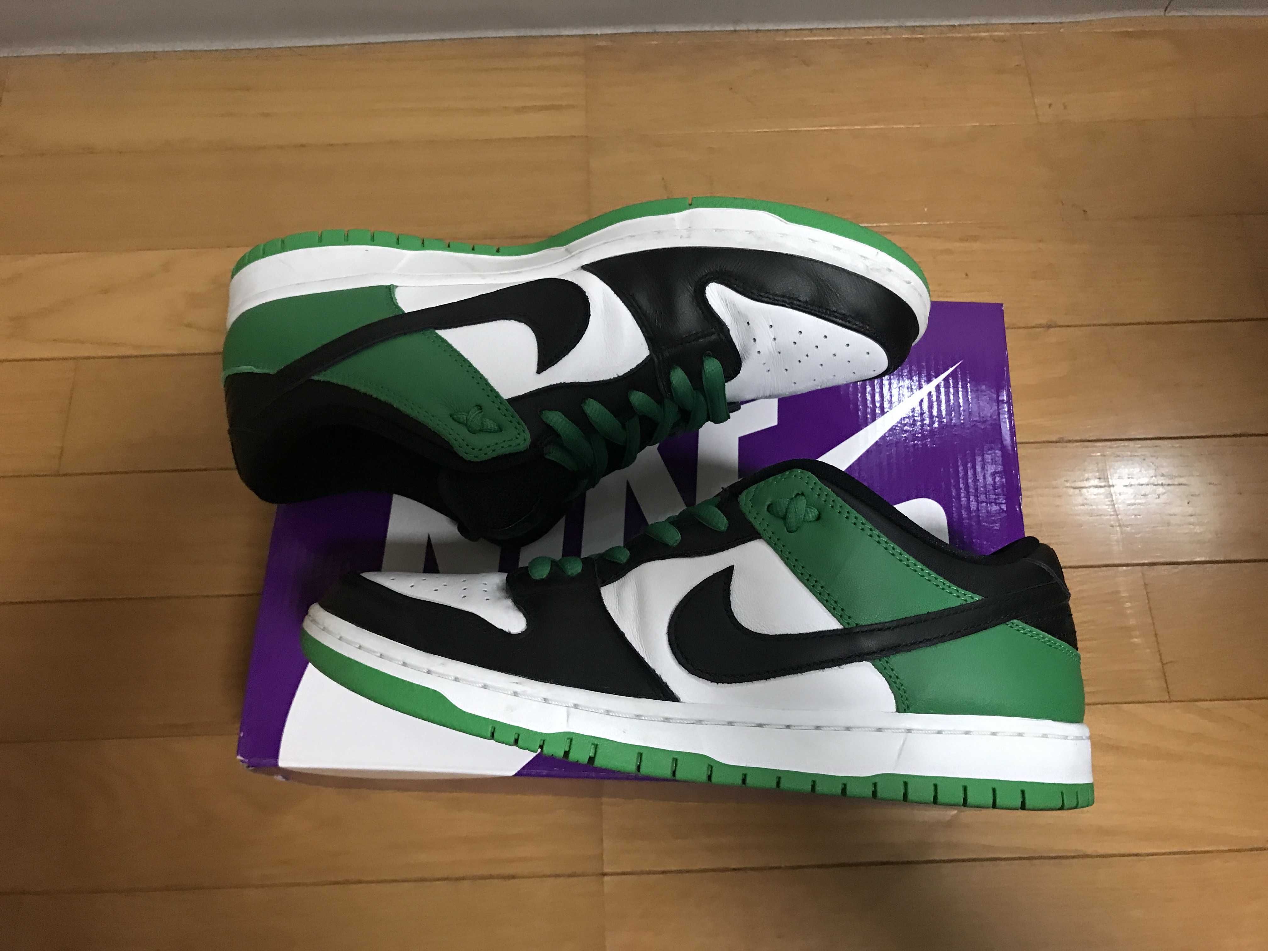 Nike SB Dunk Low Pro "Black and Classic Green"