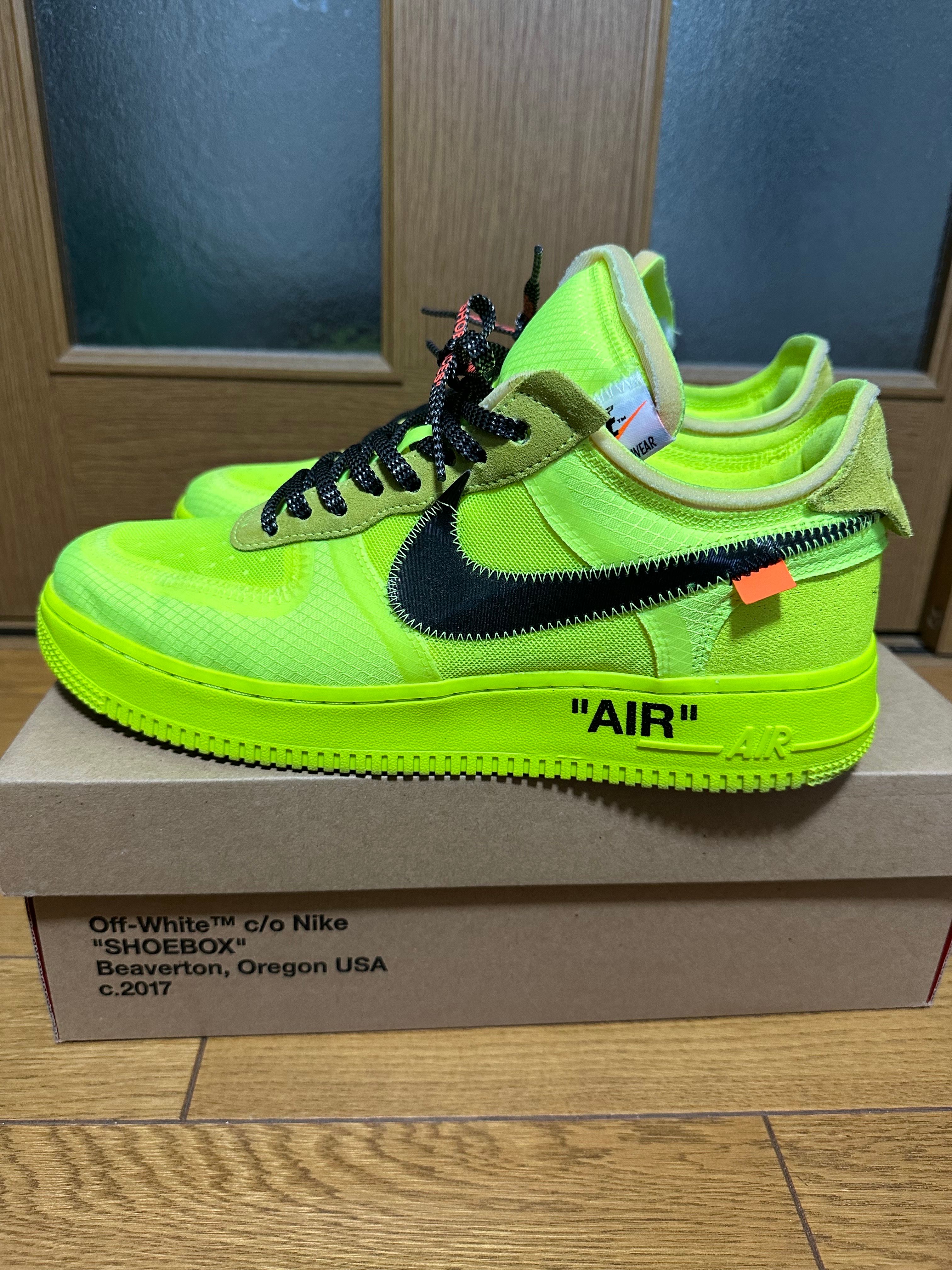 Off-White × Nike Air Force 1 Low "Volt"