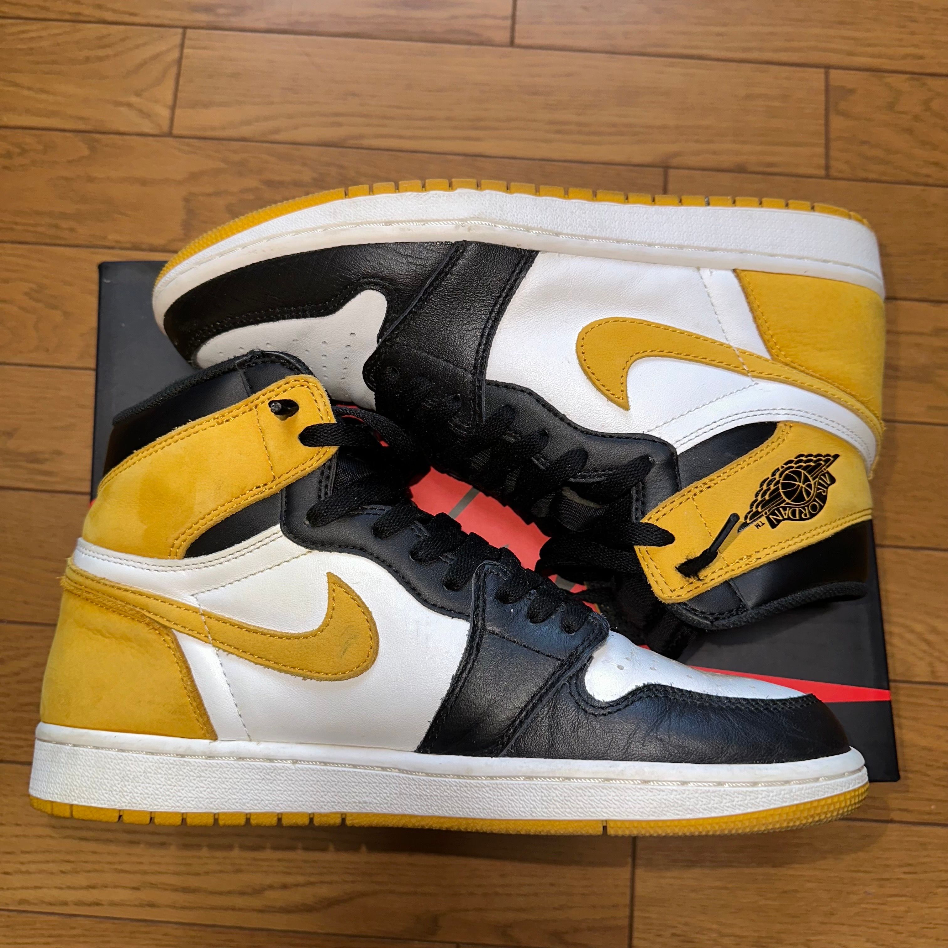Nike Air Jordan 1 Retro High OG "Black Toe/Yellow Ochre"