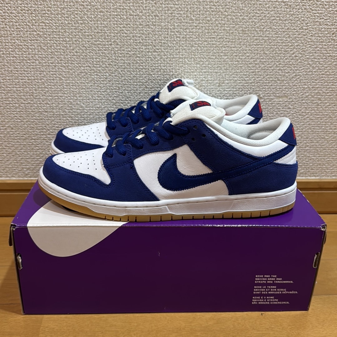 Nike SB Dunk Low "Los Angeles Dodgers/Deep Royal Blue"