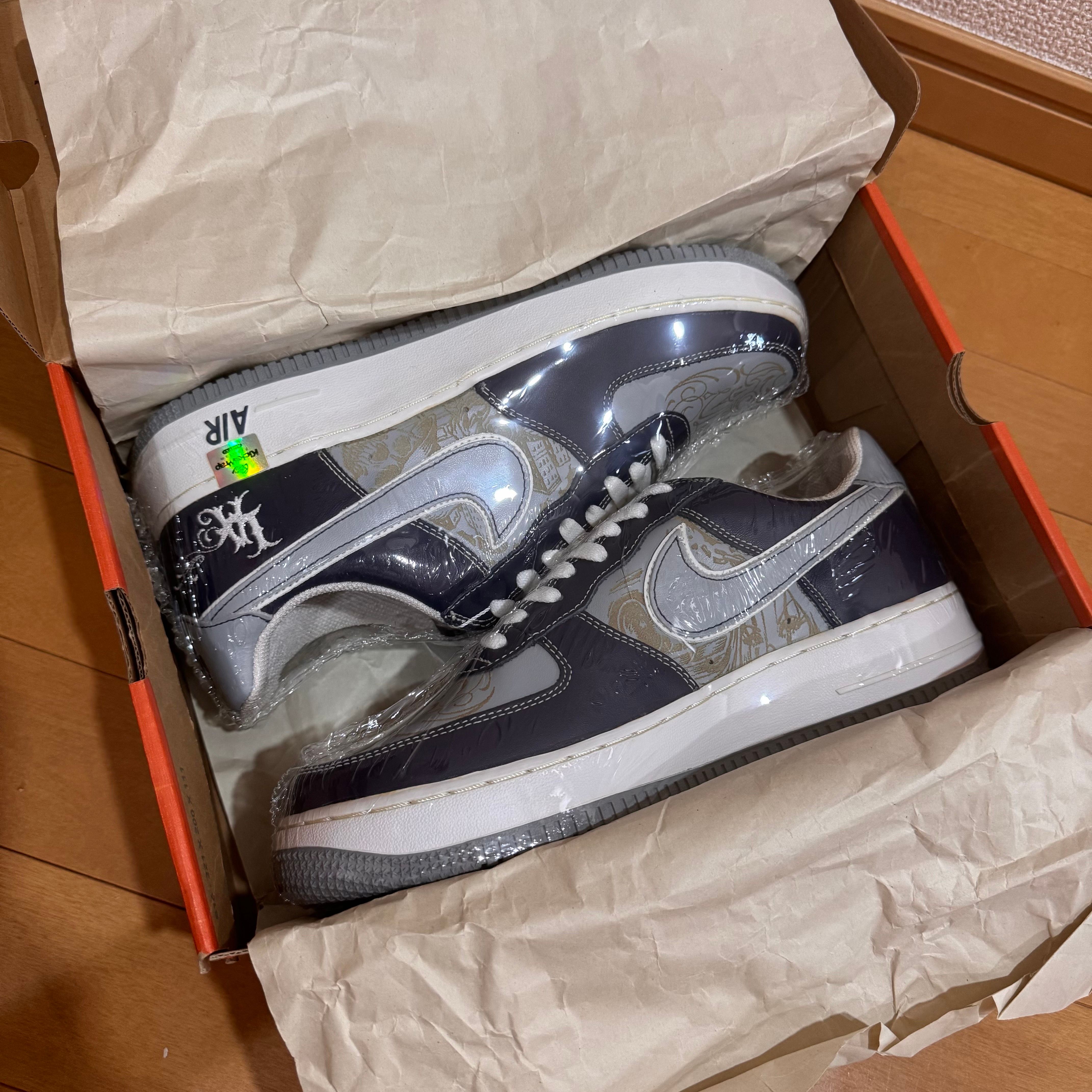 Mr.Cartoon × Nike Air Force 1 Low "Blue Tatoo"