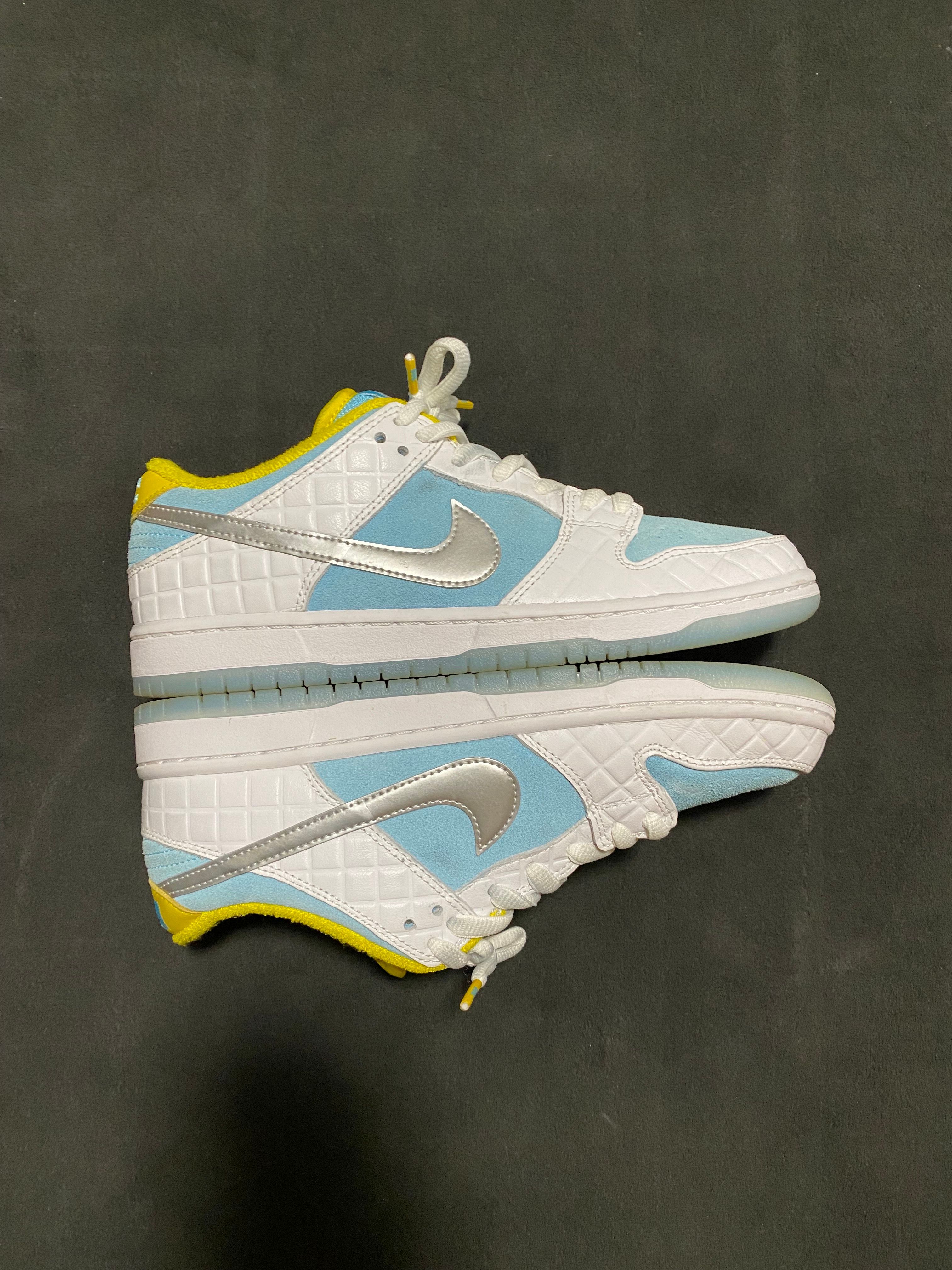 FTC × Nike SB Dunk Low "White/Blue"