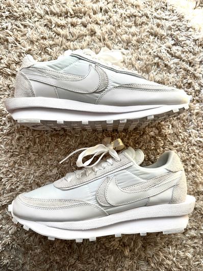 sacai × Nike LDV Waffle "Triple White"